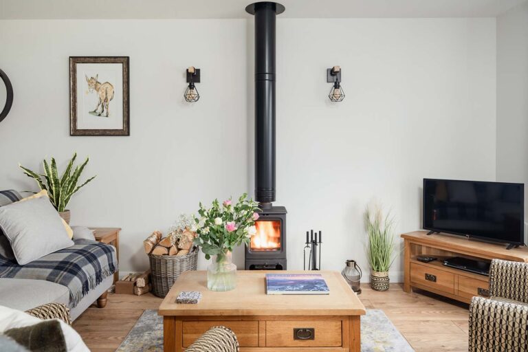 Wood burning stove Lodge Aviemore